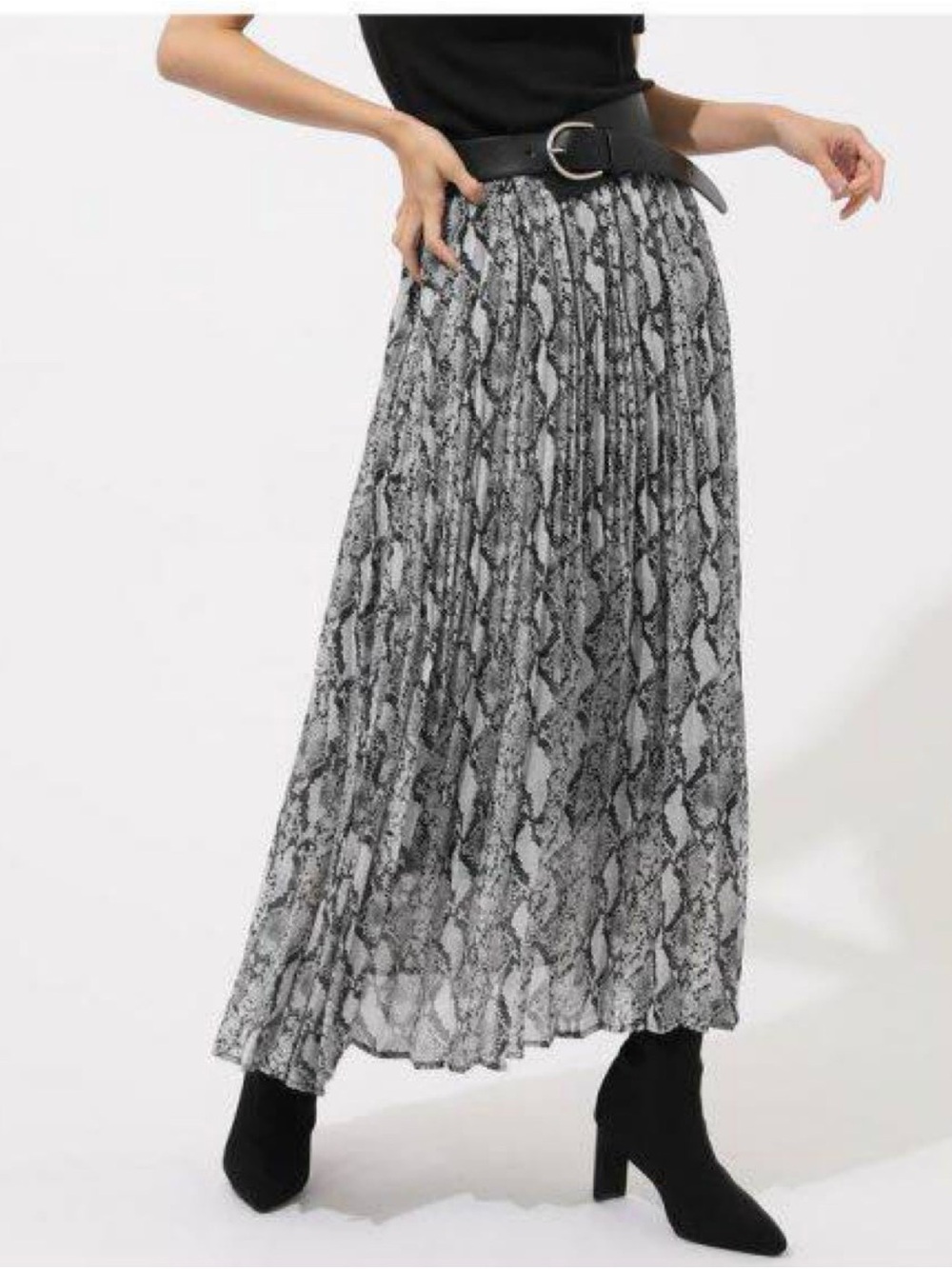 Marc Aurel animal print skirt